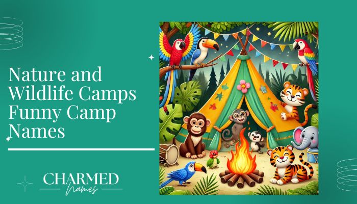 Nature and Wildlife Camps Funny Camp Names
