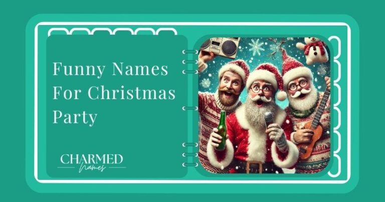 Funny Names For Christmas Party