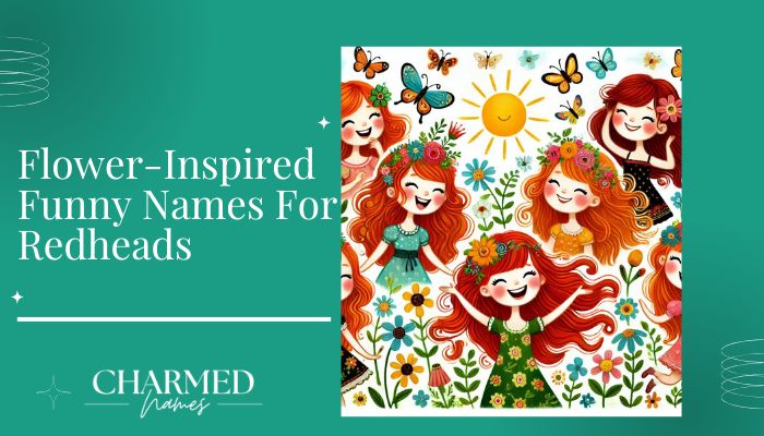 Flower-Inspired Funny Names For Redheads