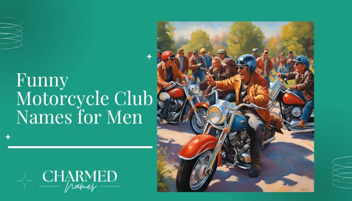 Funny Motorcycle Club Names for Men